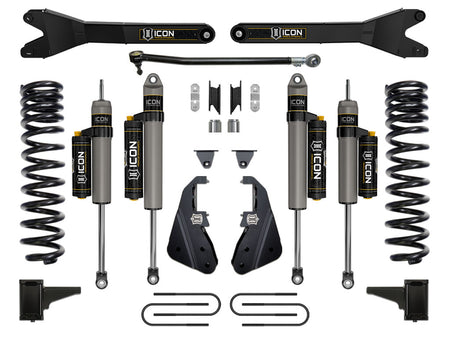 ICON Vehicle Dynamics K64514R - 17-19 FORD F250/F350 4.5" STAGE 4 SUSPENSION SYSTEM W RADIUS ARM 4