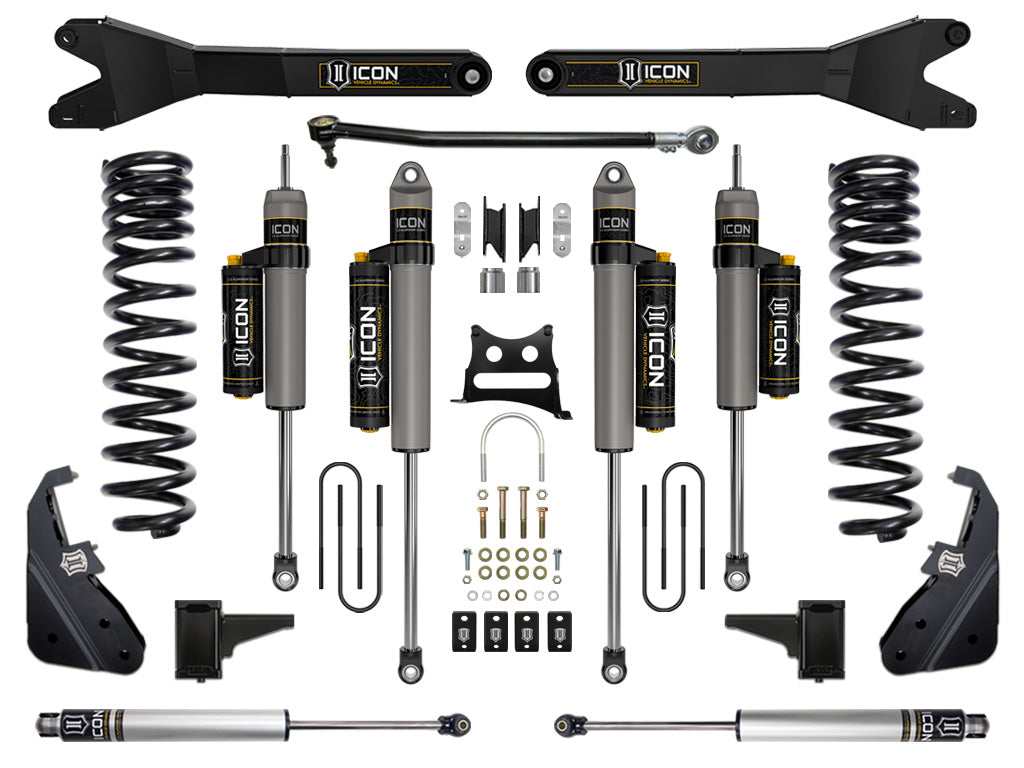 ICON Vehicle Dynamics K64515R - 17-19 FORD F250/F350 4.5" STAGE 5 SUSPENSION SYSTEM W RADIUS ARM 4
