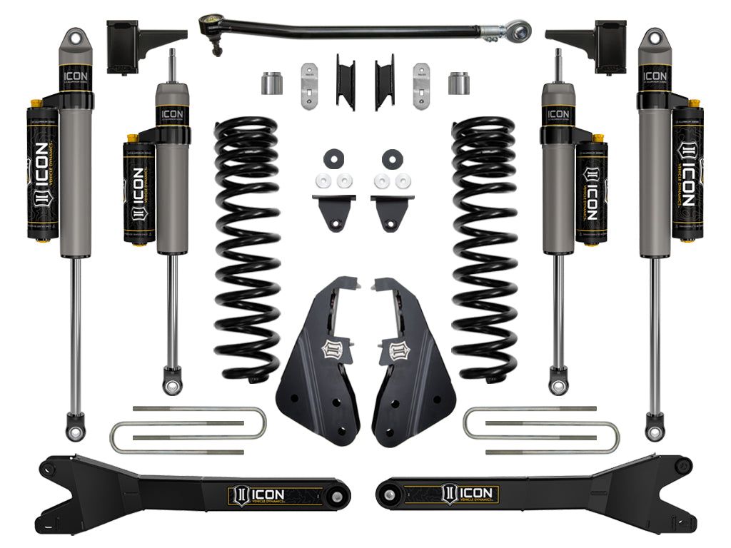 ICON Vehicle Dynamics K64524R - 20-22 FORD F-250/F-350 4.5" STAGE 4 SUSPENSION SYSTEM W RADIUS ARM 4