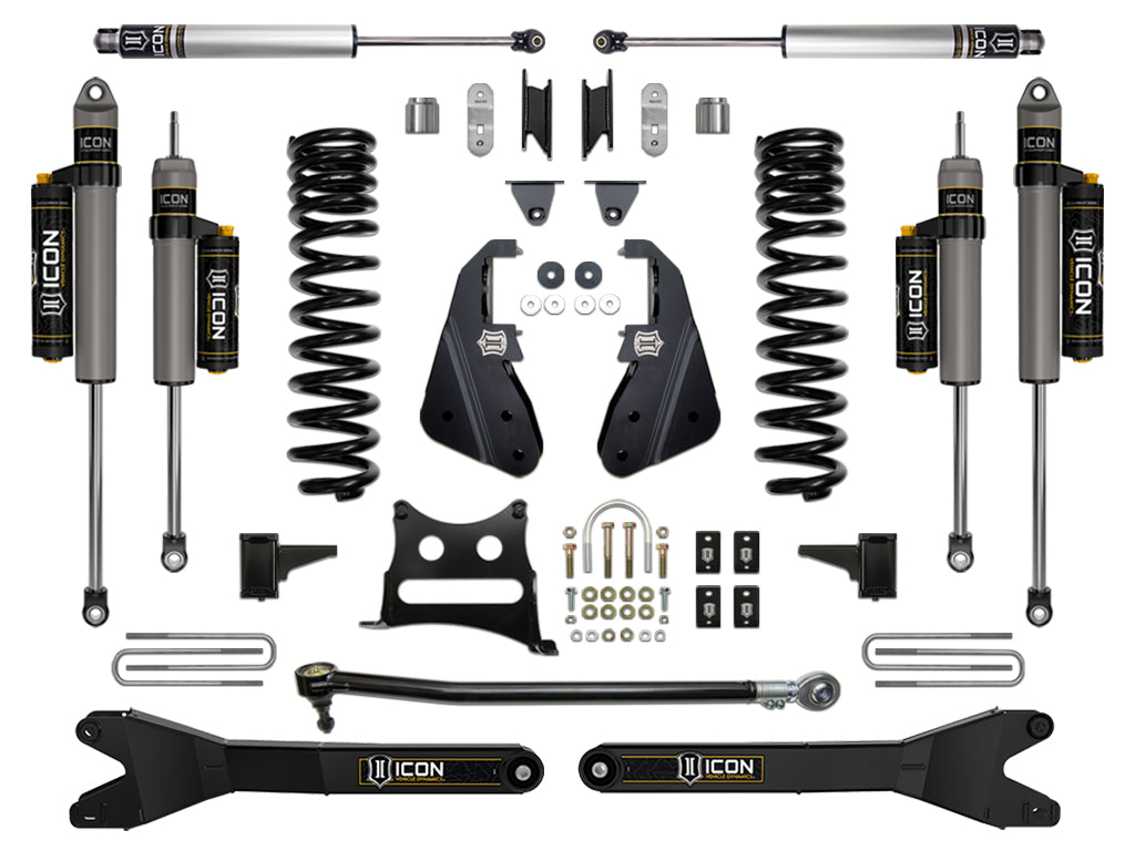 ICON Vehicle Dynamics K64525R - 20-22 FORD F-250/F-350 4.5" STAGE 5 SUSPENSION SYSTEM W RADIUS ARM 4