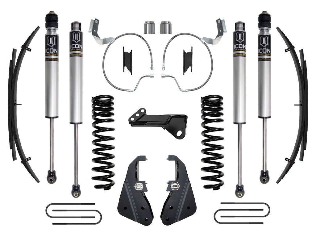 ICON Vehicle Dynamics K64541L - 23-25 FORD F250/F350 4.5" STAGE 1 SUSPENSION SYSTEM DIESEL W/ EXPANSION PACKS 6