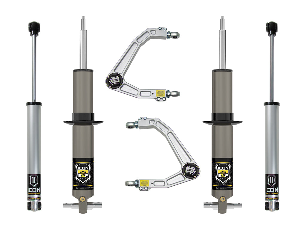 ICON Vehicle Dynamics K73072 - 19-23 GM 1500 2.38-3.75" STAGE 2 EXP SUSPENSION SYSTEM W BILLET UCA 7