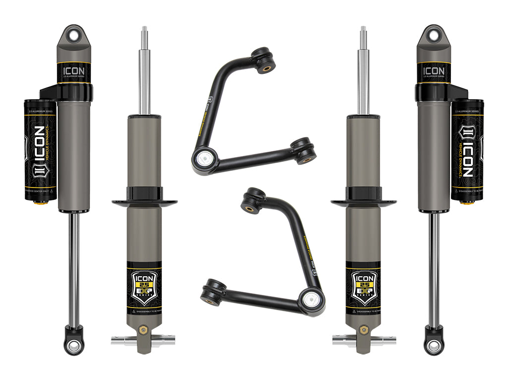 ICON Vehicle Dynamics K73073T - 19-23 GM 1500 2.38-3.75" STAGE 3 EXP SUSPENSION SYSTEM W TUBULAR UCA 8