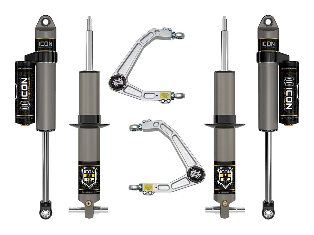 ICON Vehicle Dynamics K73073 - 19-23 GM 1500 2.38-3.75" STAGE 3 EXP SUSPENSION SYSTEM W BILLET UCA 7