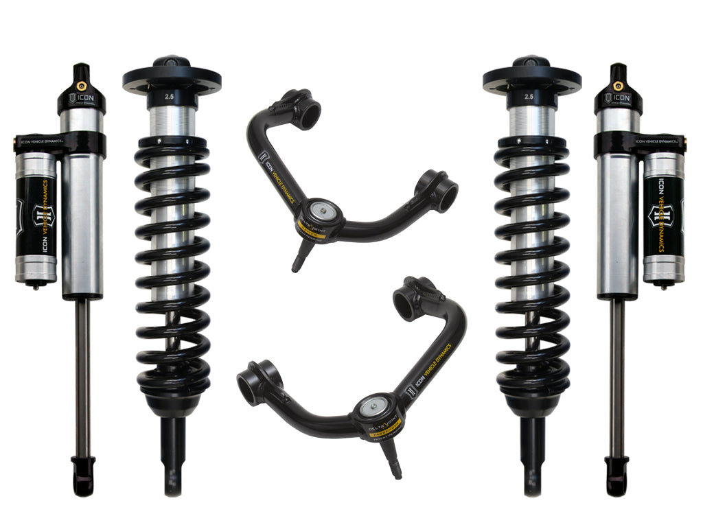 ICON Vehicle Dynamics K93003T - 09-13 FORD F150 4WD 0-2.63" STAGE 3 SUSPENSION SYSTEM W TUBULAR UCA 2