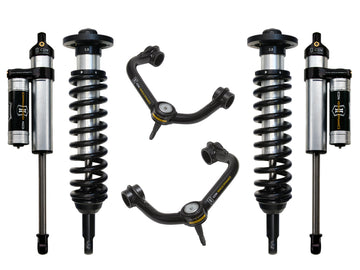ICON Vehicle Dynamics K93003T - 09-13 FORD F150 4WD 0-2.63" STAGE 3 SUSPENSION SYSTEM W TUBULAR UCA 2