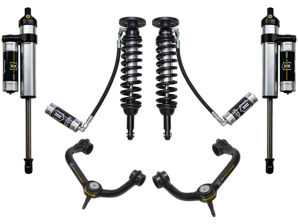 ICON Vehicle Dynamics K93004T - 09-13 FORD F150 4WD 1.75-2.63" STAGE 4 SUSPENSION SYSTEM W TUBULAR UCA 2