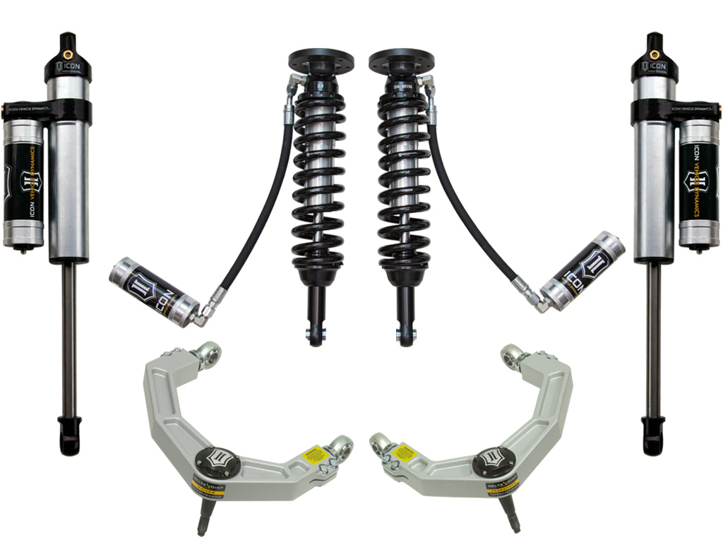 ICON Vehicle Dynamics K93004 - 09-13 FORD F150 4WD 1.75-2.63" STAGE 4 SUSPENSION SYSTEM W BILLET UCA 2