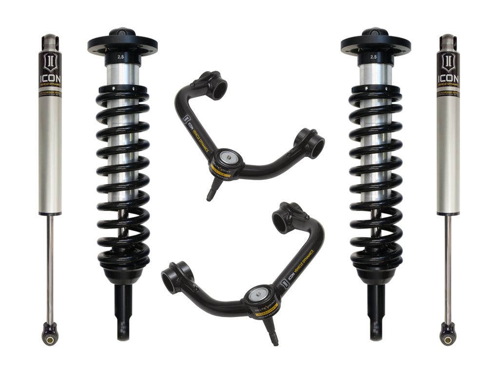 ICON Vehicle Dynamics K93011T - 09-13 FORD F150 2WD 0-2.63" STAGE 2 SUSPENSION SYSTEM W TUBULAR UCA 3