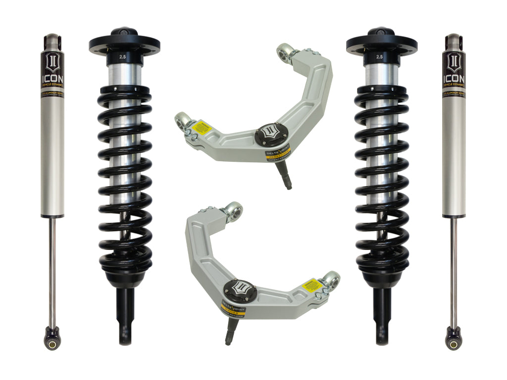 ICON Vehicle Dynamics K93011 - 09-13 FORD F150 2WD 0-2.63" STAGE 2 SUSPENSION SYSTEM W BILLET UCA 2