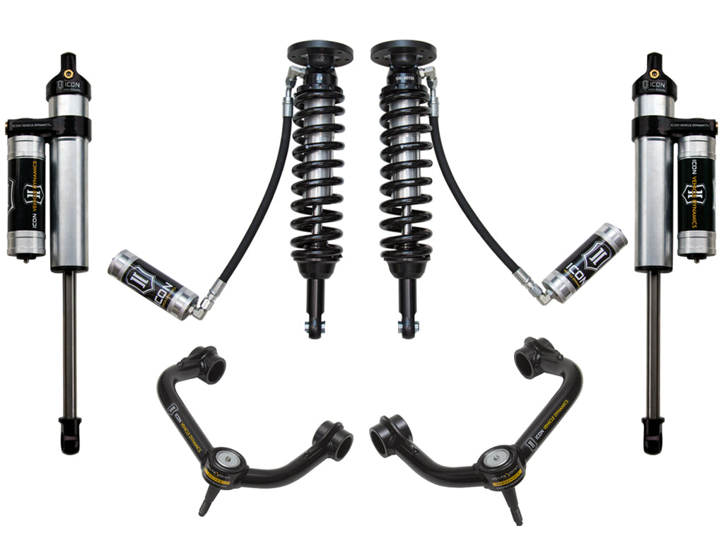 ICON Vehicle Dynamics K93012T - 09-13 FORD F150 2WD 1.75-2.63" STAGE 3 SUSPENSION SYSTEM W TUBULAR UCA 2