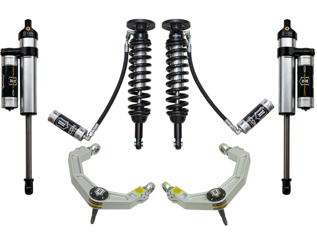 ICON Vehicle Dynamics K93012 - 09-13 FORD F150 2WD 1.75-2.63" STAGE 3 SUSPENSION SYSTEM W BILLET UCA 2