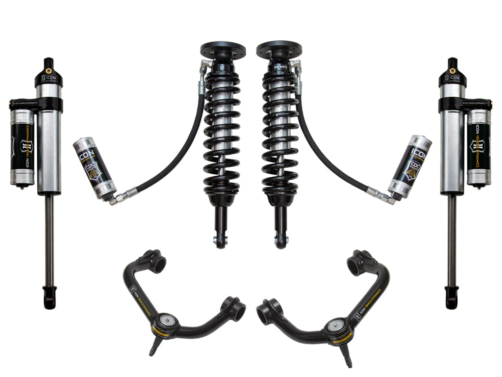 ICON Vehicle Dynamics K93013T - 09-13 FORD F150 2WD 1.75-2.63" STAGE 4 SUSPENSION SYSTEM W TUBULAR UCA 2