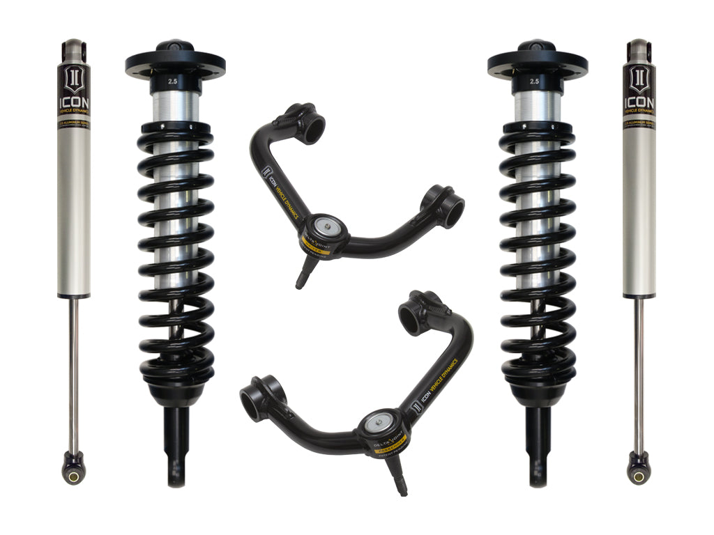 ICON Vehicle Dynamics K93021T - 04-08 FORD F150 4WD 0-2.63" STAGE 2 SUSPENSION SYSTEM W TUBULAR UCA 2