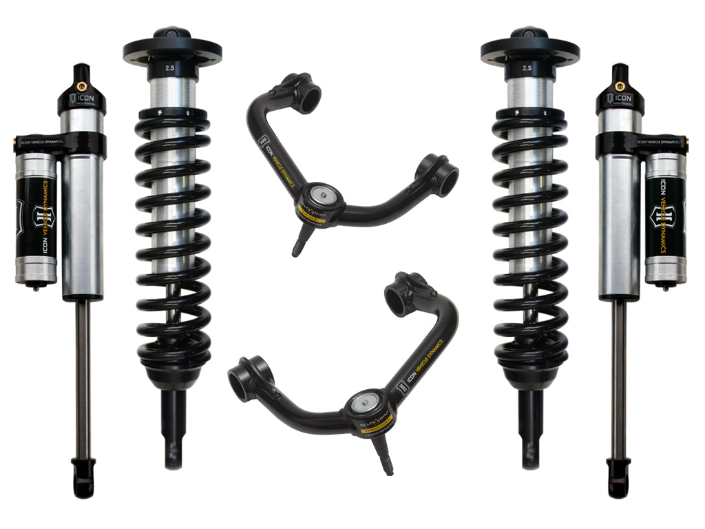 ICON Vehicle Dynamics K93022T - 04-08 FORD F150 4WD 0-2.63" STAGE 3 SUSPENSION SYSTEM W TUBULAR UCA 2
