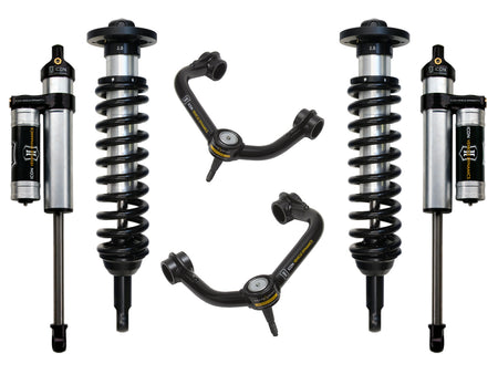 ICON Vehicle Dynamics K93022T - 04-08 FORD F150 4WD 0-2.63" STAGE 3 SUSPENSION SYSTEM W TUBULAR UCA 2