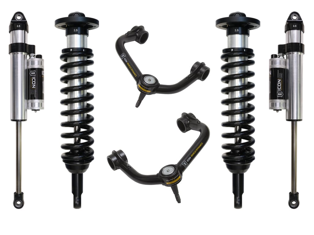 ICON Vehicle Dynamics NA ICON Vehicle Dynamics K93033T - 04-08 FORD F150 2WD 0-2.63" STAGE 4 SUSPENSION SYSTEM W TUBULAR UCA