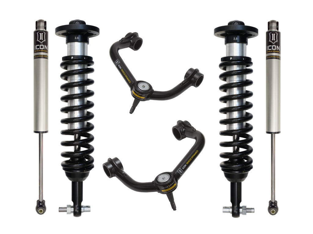 ICON Vehicle Dynamics K93062T - 2014 FORD F150 4WD 0-2.63" STAGE 2 SUSPENSION SYSTEM W TUBULAR UCA 2