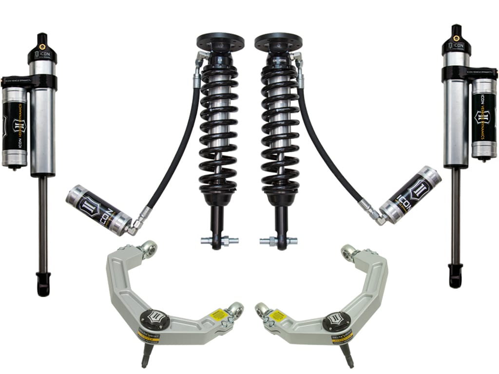 ICON Vehicle Dynamics NA ICON Vehicle Dynamics K93064 - 2014 FORD F150 4WD 1.75-2.63" STAGE 4 SUSPENSION SYSTEM W BILLET UCA