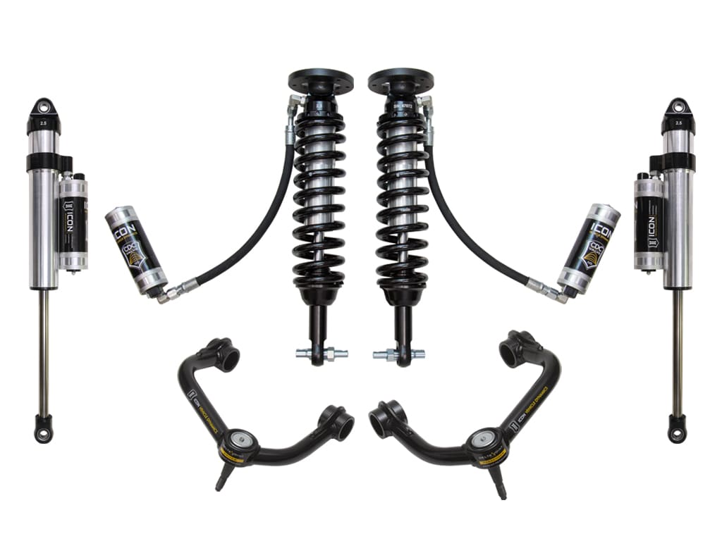 ICON Vehicle Dynamics NA ICON Vehicle Dynamics K93065T - 2014 FORD F150 4WD 1.75-2.63" STAGE 5 SUSPENSION SYSTEM W TUBULAR UCA