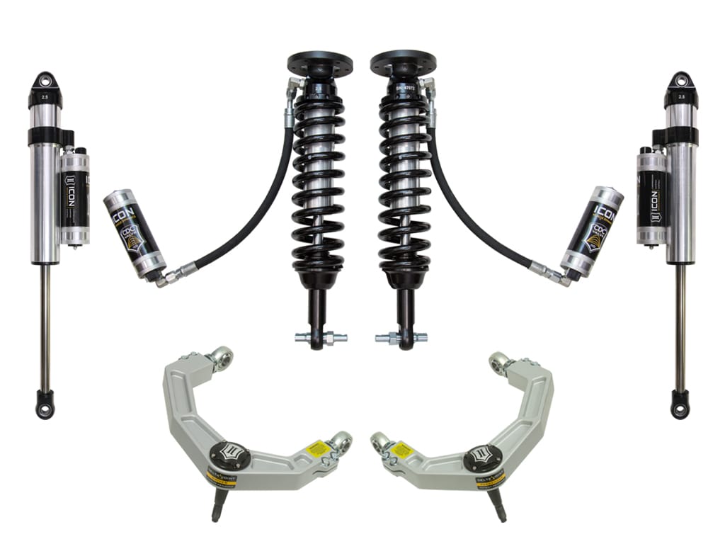 ICON Vehicle Dynamics NA ICON Vehicle Dynamics K93065 - 2014 FORD F150 4WD 1.75-2.63" STAGE 5 SUSPENSION SYSTEM W BILLET UCA