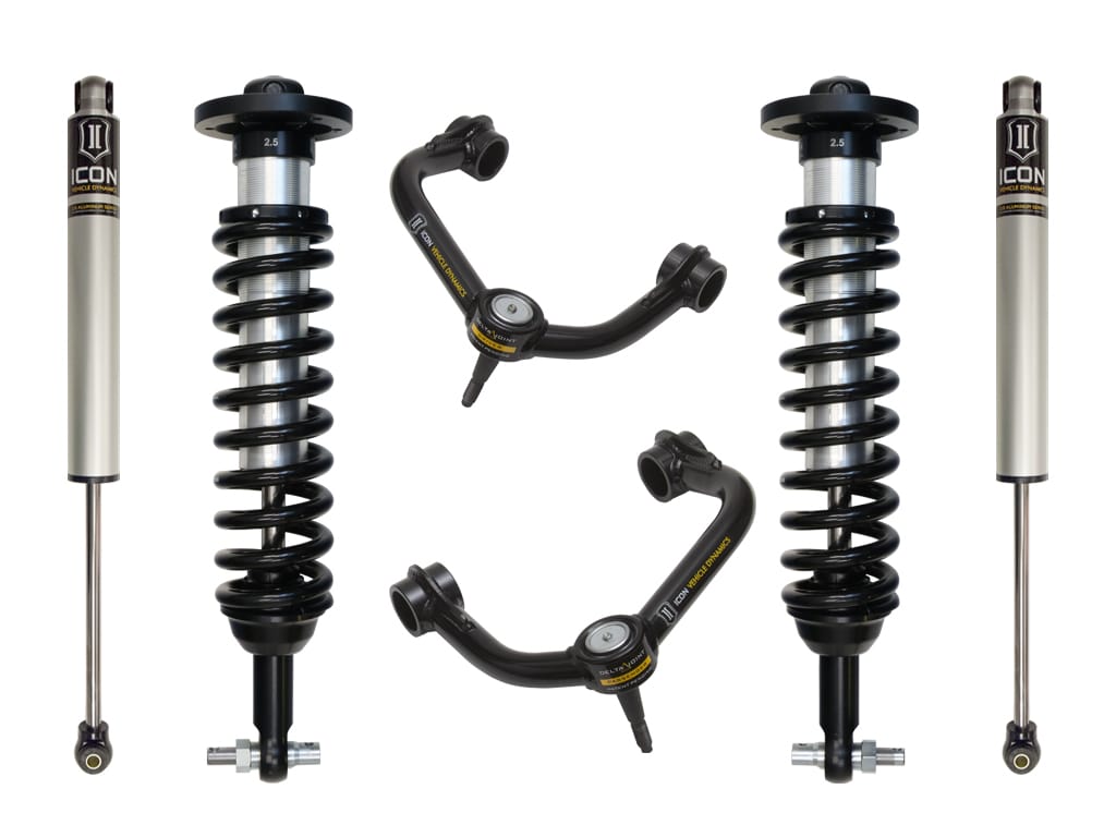 ICON Vehicle Dynamics NA ICON Vehicle Dynamics K93072T - 2014 FORD F150 2WD 0-2.63" STAGE 2 SUSPENSION SYSTEM W TUBULAR UCA