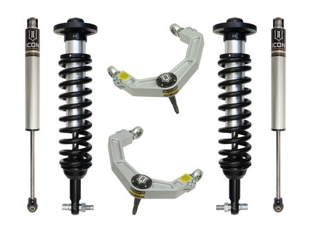 ICON Vehicle Dynamics NA ICON Vehicle Dynamics K93072 - 2014 FORD F150 2WD 0-2.63" STAGE 2 SUSPENSION SYSTEM W BILLET UCA
