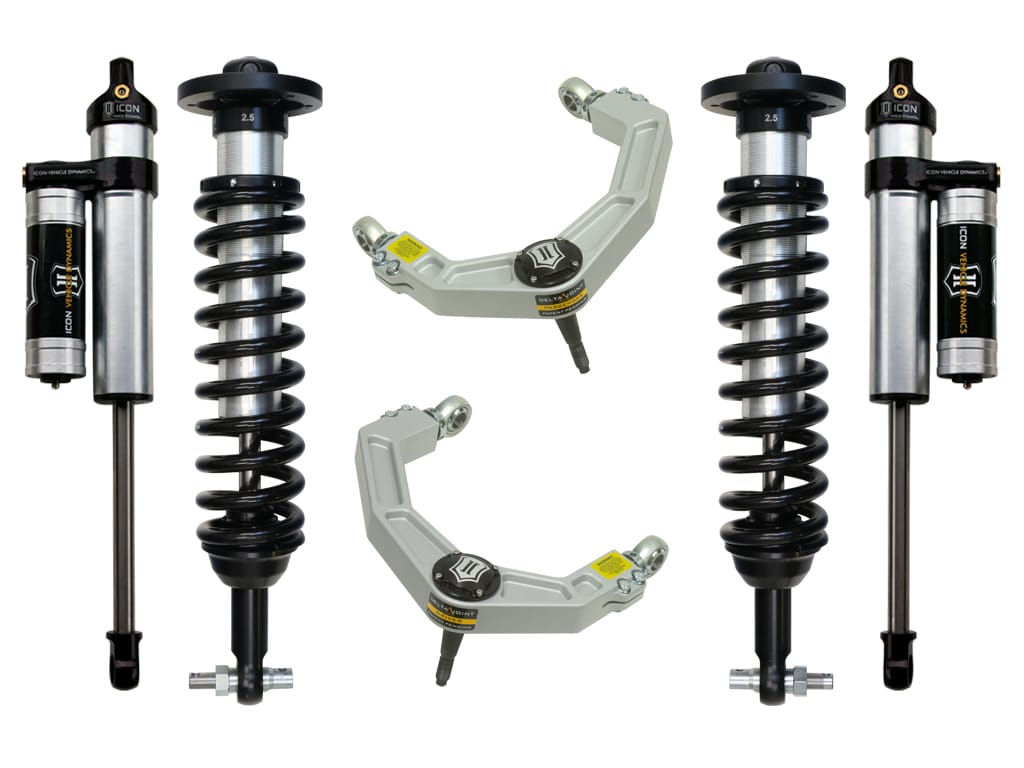 ICON Vehicle Dynamics NA ICON Vehicle Dynamics K93073 - 2014 FORD F150 2WD 0-2.63" STAGE 3 SUSPENSION SYSTEM W BILLET UCA