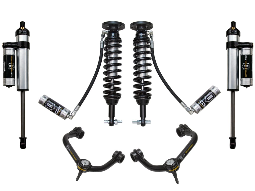 ICON Vehicle Dynamics NA ICON Vehicle Dynamics K93074T - 2014 FORD F150 2WD 1.75-2.63" STAGE 4 SUSPENSION SYSTEM W TUBULAR UCA
