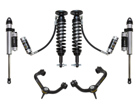 ICON Vehicle Dynamics K93075T - 2014 FORD F150 2WD 1.75-2.63" STAGE 5 SUSPENSION SYSTEM W TUBULAR UCA 2