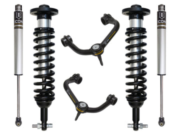 ICON Vehicle Dynamics K93082T - 2015-2020 FORD F150 4WD 0-2.63" STAGE 2 SUSPENSION SYSTEM W TUBULAR UCA 2