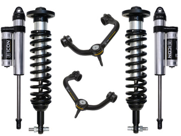 ICON Vehicle Dynamics K93083T - 2015-2020 FORD F150 4WD 0-2.63" STAGE 3 SUSPENSION SYSTEM W TUBULAR UCA 2