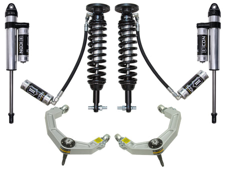 ICON Vehicle Dynamics K93084 - 2015-2020 FORD F150 4WD 2-2.63" STAGE 4 SUSPENSION SYSTEM W BILLET UCA 2