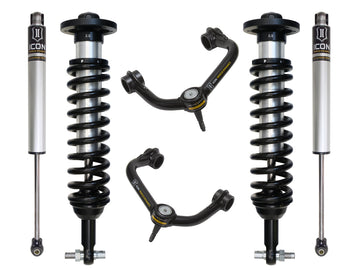 ICON Vehicle Dynamics K93092T - 2015-2020 FORD F150 2WD 0-3" STAGE 2 SUSPENSION SYSTEM W TUBULAR UCA 2