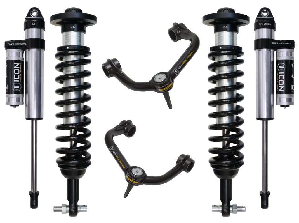 ICON Vehicle Dynamics K93093T - 2015-2020 FORD F150 2WD 0-3" STAGE 3 SUSPENSION SYSTEM W TUBULAR UCA 3