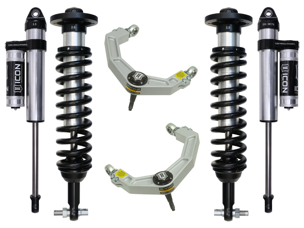 ICON Vehicle Dynamics K93093 - 2015-2020 FORD F150 2WD 0-3" STAGE 3 SUSPENSION SYSTEM W BILLET UCA 2