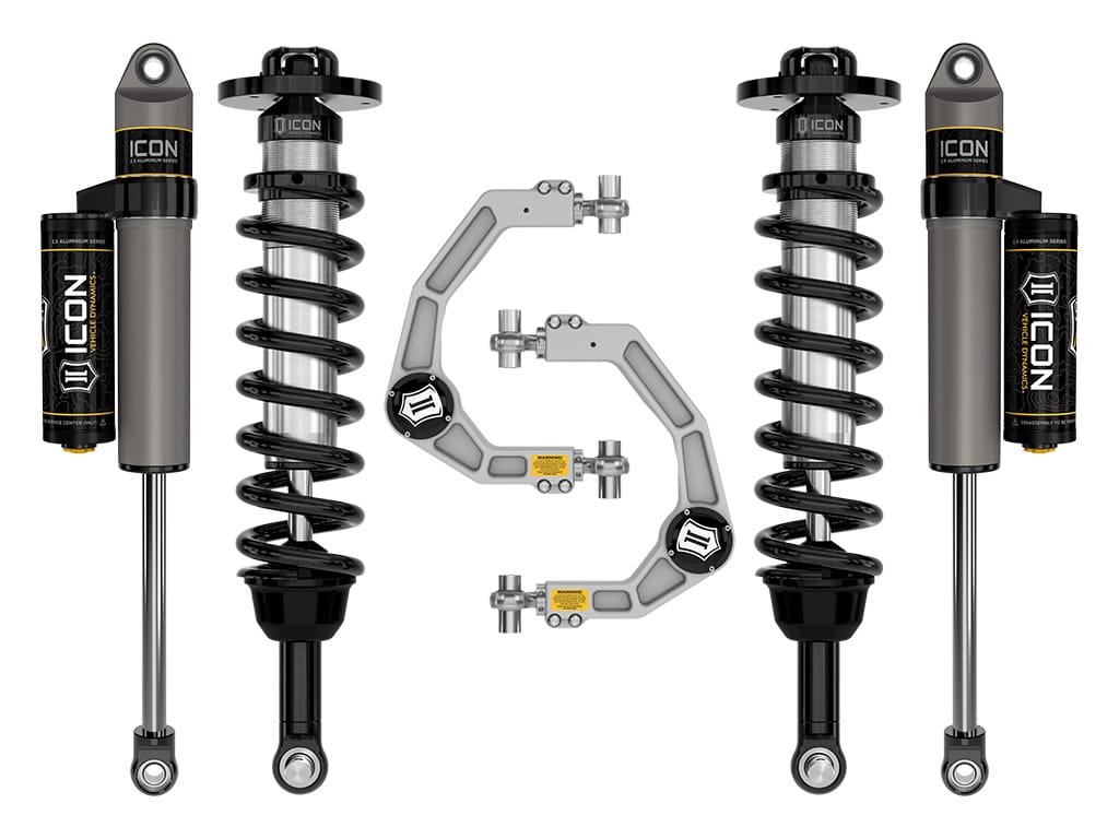 ICON NA ICON Vehicle Dynamics K93132 - 21-25 FORD F150 4WD 2.75-3.5" STAGE 2 SUSPENSION SYSTEM W BILLET UCA