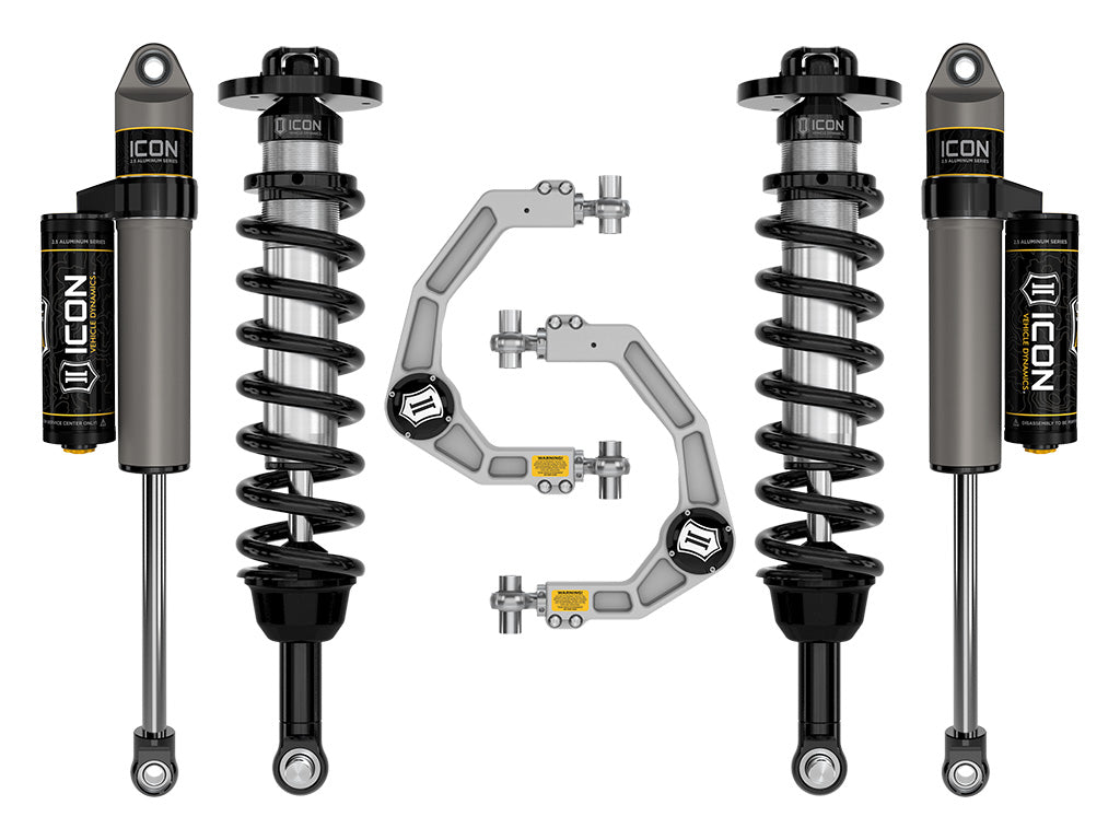 ICON Vehicle Dynamics K93132 - 21-25 FORD F150 4WD 2.75-3.5" STAGE 2 SUSPENSION SYSTEM W BILLET UCA 5