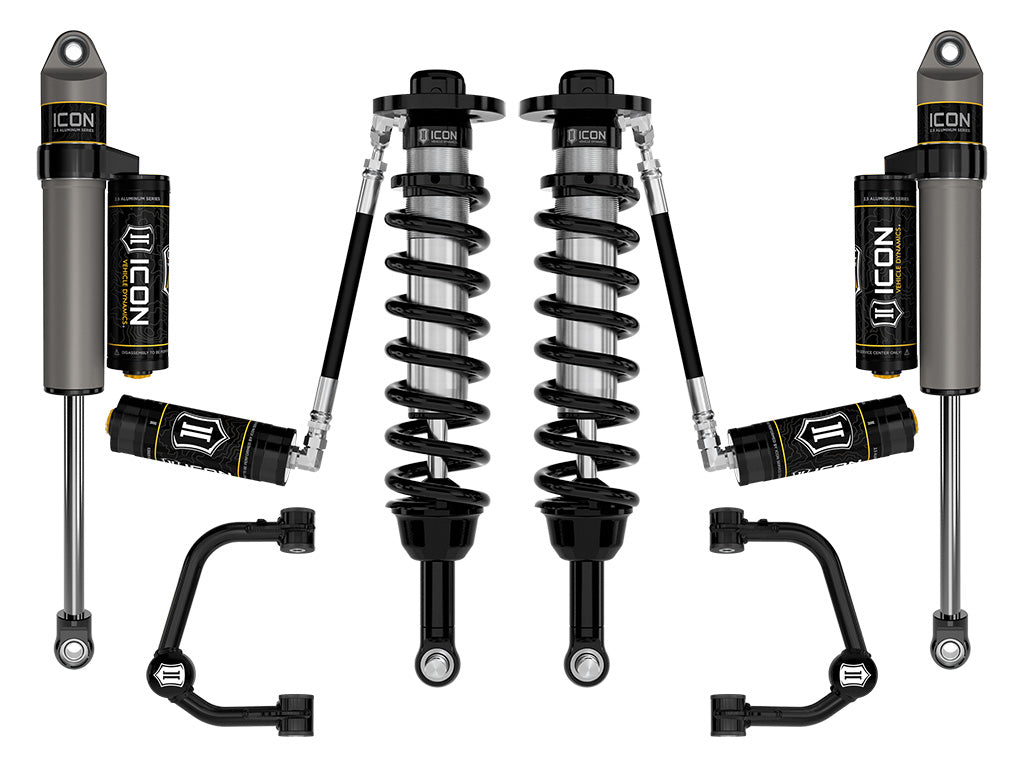 ICON Vehicle Dynamics K93133T - 21-25 FORD F150 4WD 2.75-3.5" STAGE 3 SUSPENSION SYSTEM W TUBULAR UCA 4