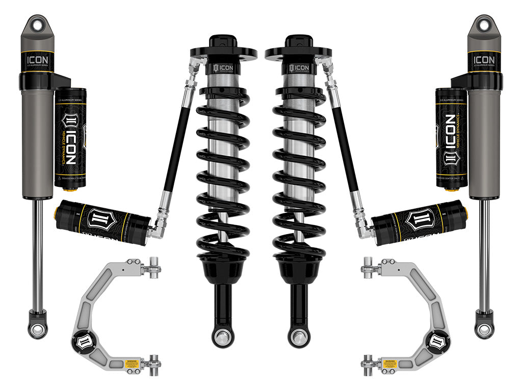 ICON Vehicle Dynamics K93133 - 21-25 FORD F150 4WD 2.75-3.5" STAGE 3 SUSPENSION SYSTEM W BILLET UCA 5