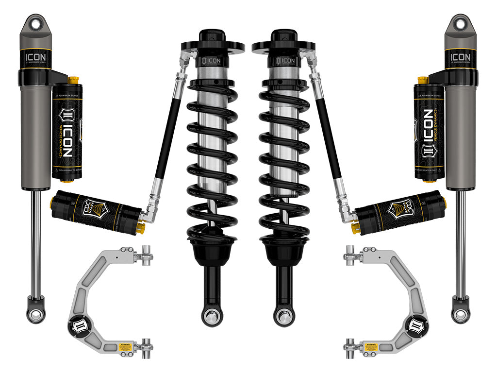 ICON Vehicle Dynamics K93134 - 21-25 FORD F150 4WD 2.75-3.5" STAGE 4 SUSPENSION SYSTEM BILLET CDCV 5
