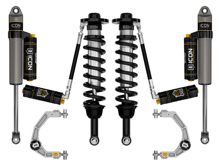 ICON Vehicle Dynamics K93134 - 21-25 FORD F150 4WD 2.75-3.5" STAGE 4 SUSPENSION SYSTEM BILLET CDCV 5