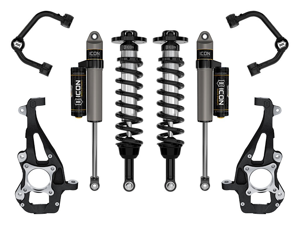 ICON Vehicle Dynamics K93142T - 21-24 FORD F150 4WD 3.5-4.5" STAGE 2 SUSPENSION SYSTEM W TUBULAR UCA 6