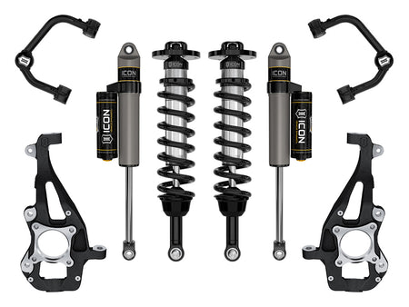 ICON Vehicle Dynamics K93142T - 21-24 FORD F150 4WD 3.5-4.5" STAGE 2 SUSPENSION SYSTEM W TUBULAR UCA 6