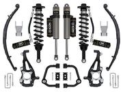 ICON Vehicle Dynamics K93143TL - 21-24 FORD F150 4WD 3.5-4.5" STAGE 3 SUSPENSION SYS TUBULAR UCA / LEAF PACK 2