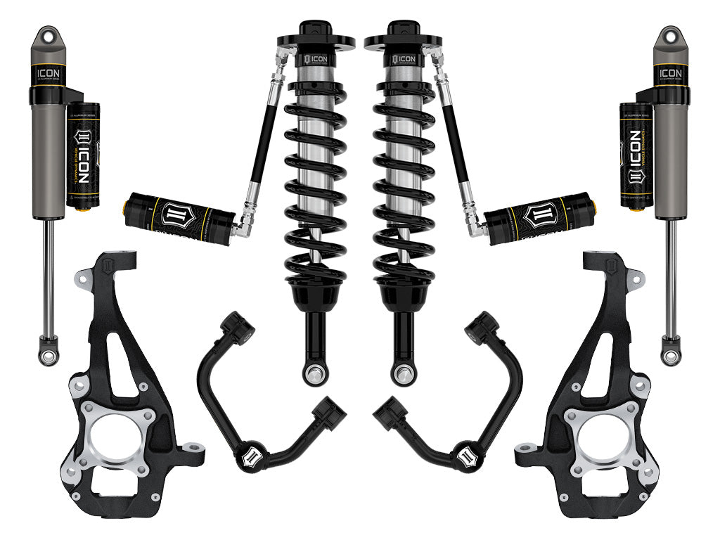 ICON Vehicle Dynamics K93143T - 21-24 FORD F150 4WD 3.5-4.5" STAGE 3 SUSPENSION SYSTEM W TUBULAR UCA 2