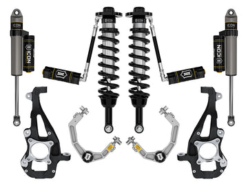 ICON Vehicle Dynamics K93143 - 21-24 FORD F150 4WD 3.5-4.5" STAGE 3 SUSPENSION SYSTEM W BILLET UCA 2