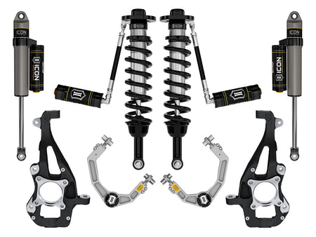ICON Vehicle Dynamics K93143 - 21-24 FORD F150 4WD 3.5-4.5" STAGE 3 SUSPENSION SYSTEM W BILLET UCA 2