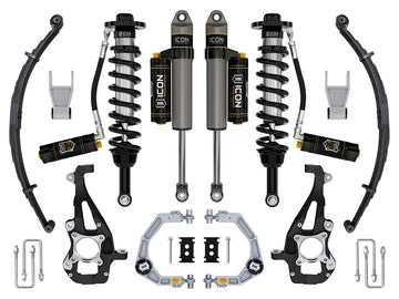 ICON Vehicle Dynamics K93144L - 21-24 FORD F150 4WD 3.5-4.5" STAGE 4 SUSPENSION SYSTEM BILLET CDCV LEAF PACK 2