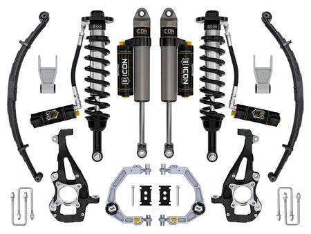 ICON Vehicle Dynamics K93144L - 21-24 FORD F150 4WD 3.5-4.5" STAGE 4 SUSPENSION SYSTEM BILLET CDCV LEAF PACK 2